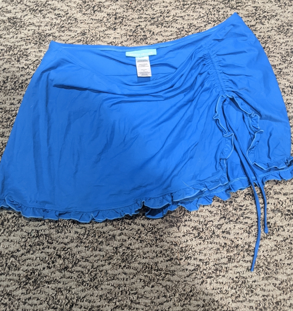 Beach house size 14 swimming bottoms with tie on the left side